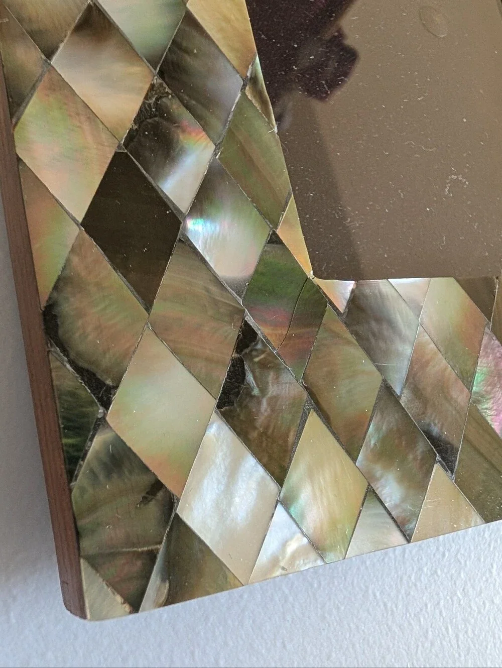 TOZAI HOME gray abalone mother of pearl picture frame 4x6